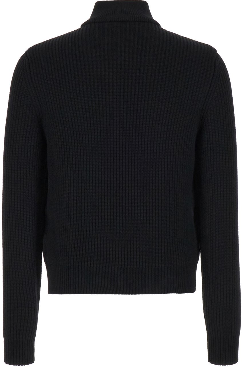 Valentino Valentino Black wool cardigan Zwart