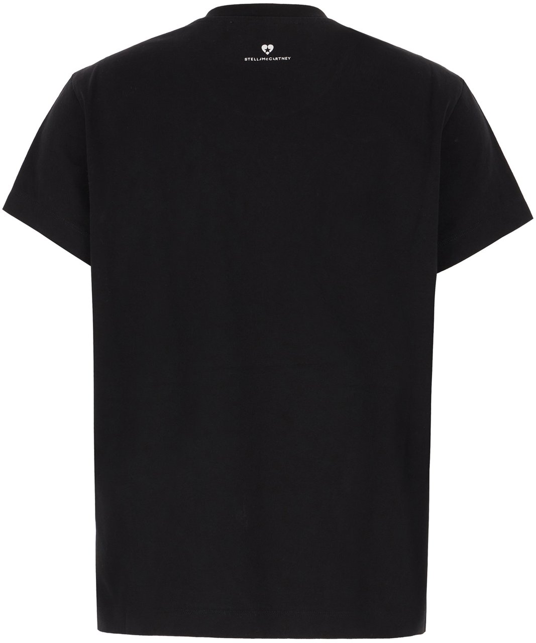 Stella McCartney Stella McCartney Black cotton t-shirt Zwart