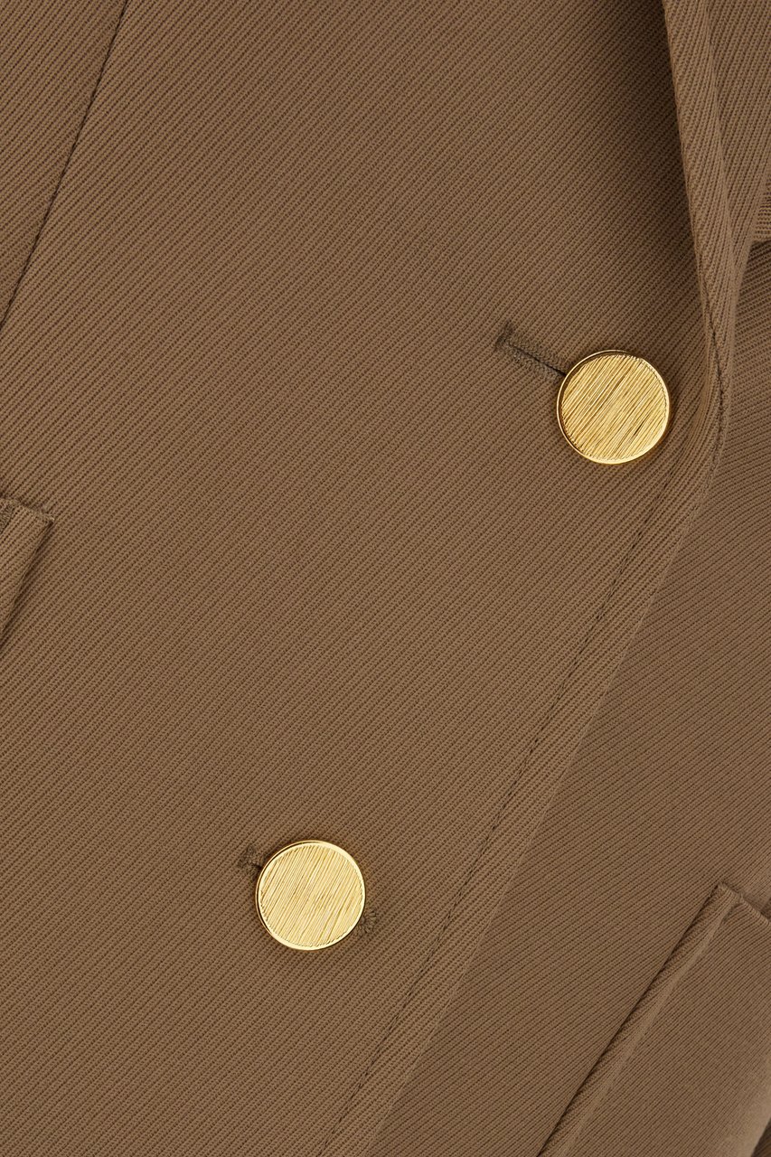 Gucci Gucci Biscuit wool blazer Groen