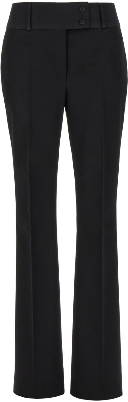 Ferragamo Ferragamo Black wool pant Zwart