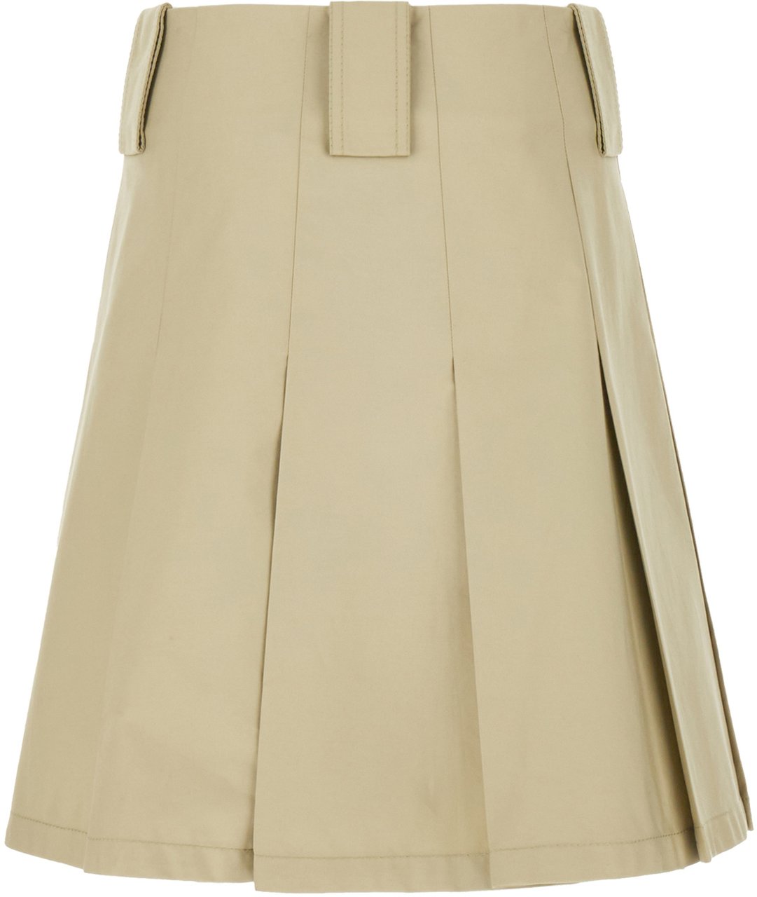 Burberry Burberry Khaki green cotton skirt Groen