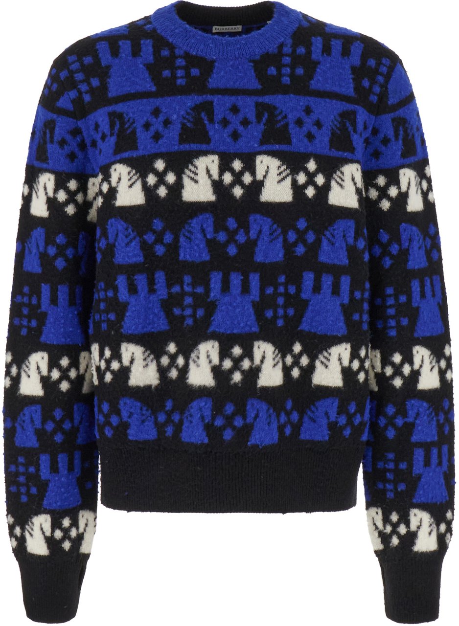 Burberry Burberry Embroidered wool blend sweater Divers