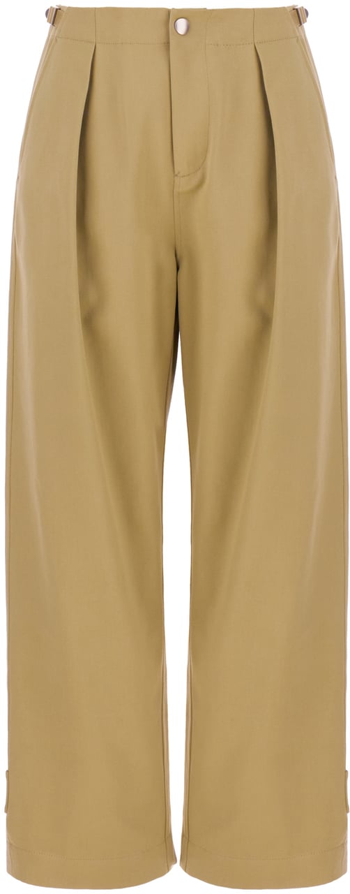Burberry Burberry Beige cotton pants Bruin