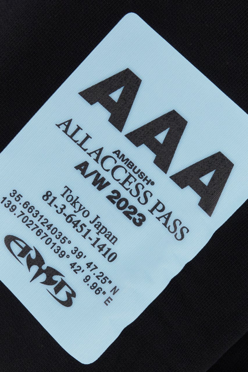 AMBUSH AMBUSH Black cotton sweatshirt Zwart