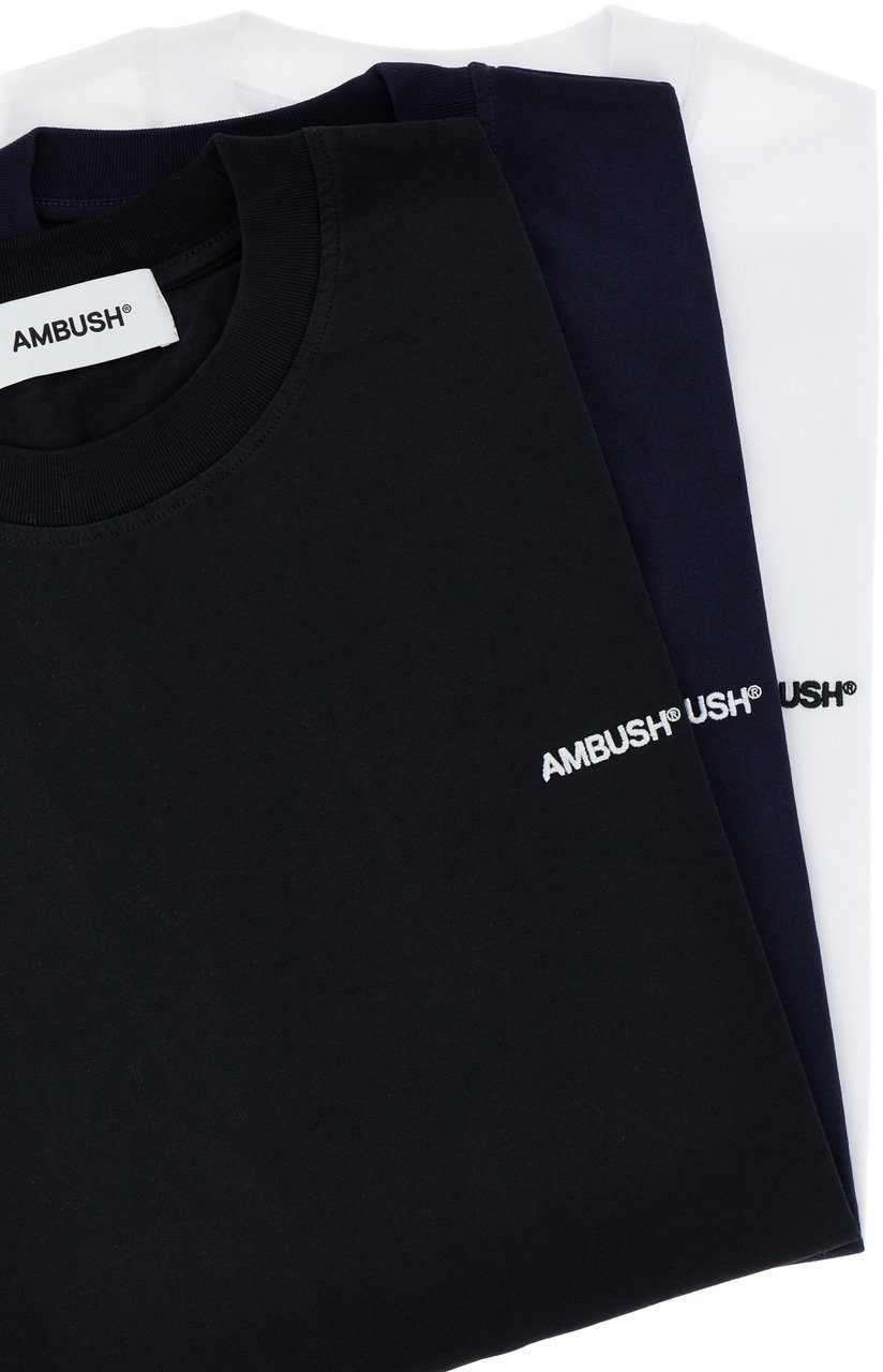 AMBUSH AMBUSH Black cotton t-shirt set Zwart