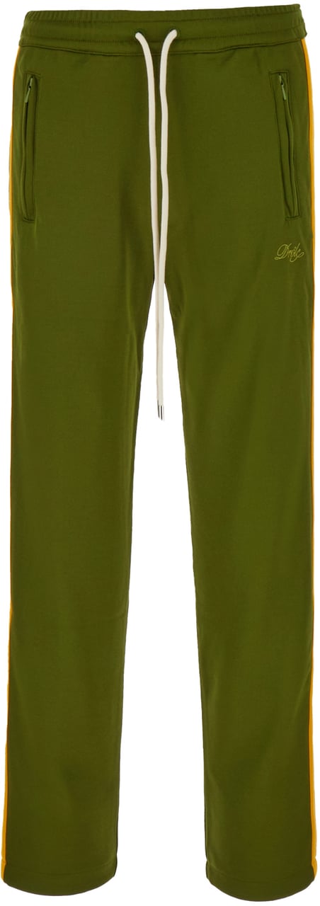 Drôle de Monsieur Drôle de Monsieur Military green polyester blend joggers Groen