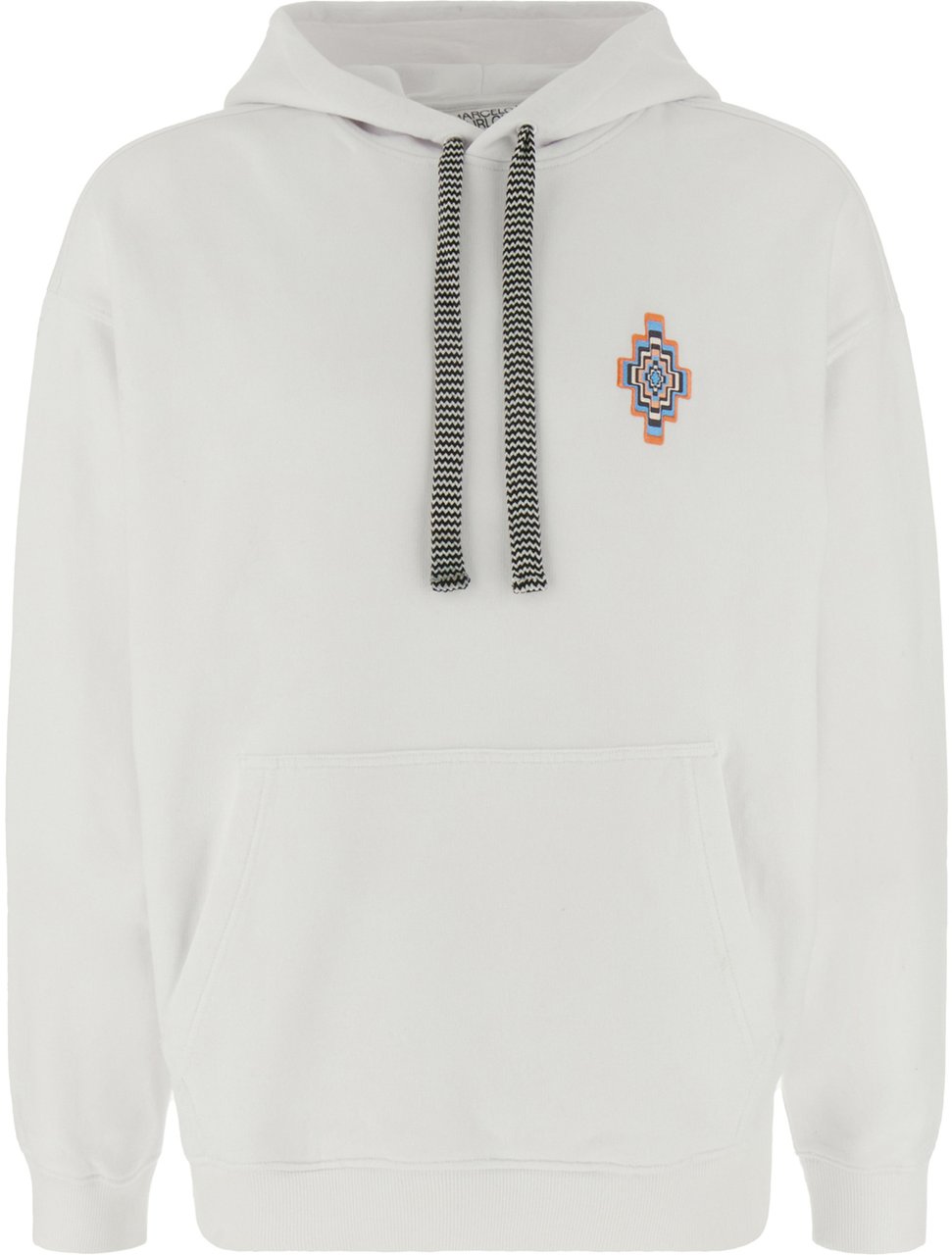 Marcelo Burlon Marcelo Burlon White cotton oversize sweatshirt Wit