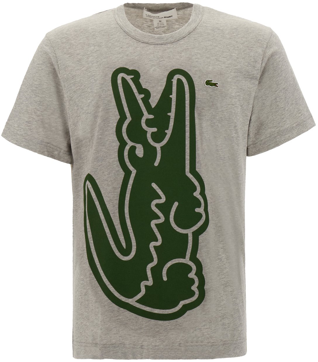 Comme des Garçons Comme des Garcons Melange grey cotton oversize t-shirt Grijs