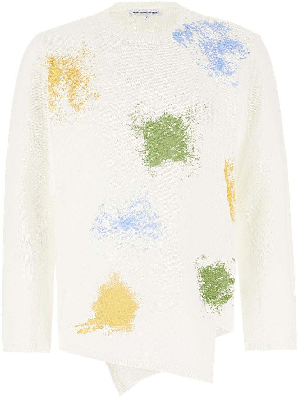 Comme des Garçons Comme des Garcons White polyester sweater Wit