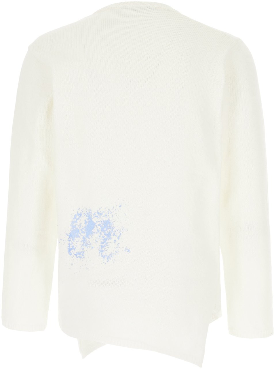 Comme des Garçons Comme des Garcons White polyester sweater Wit