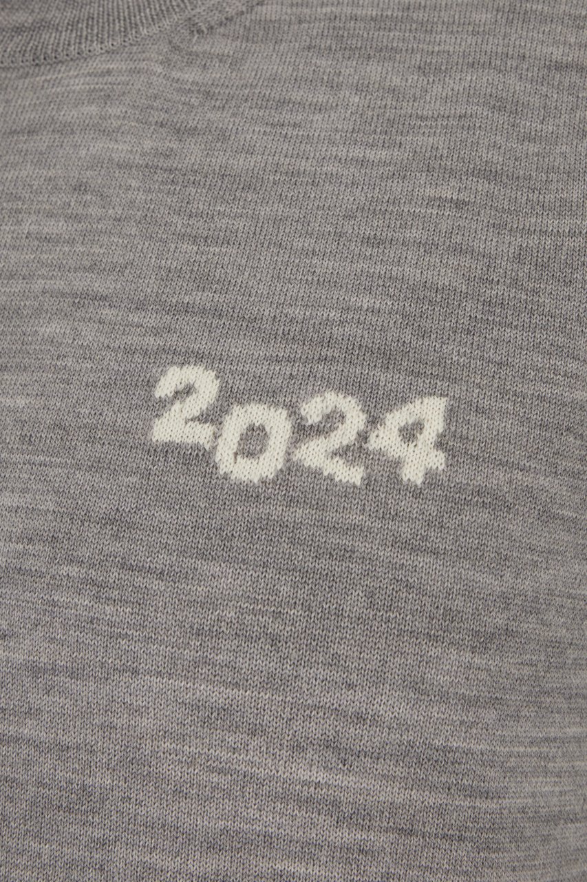 Comme des Garçons Comme des Garcons Melange grey wool sweater Grijs