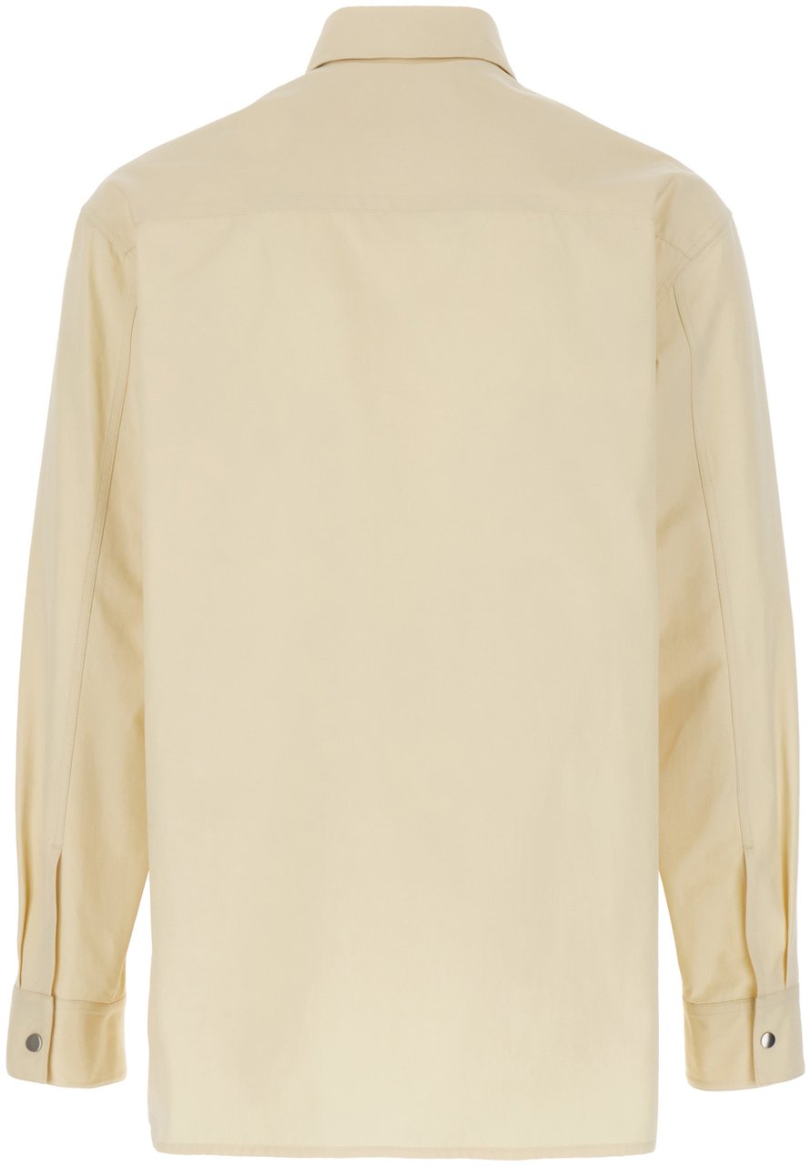 Jil Sander Jil Sander Cream cotton shirt Geel