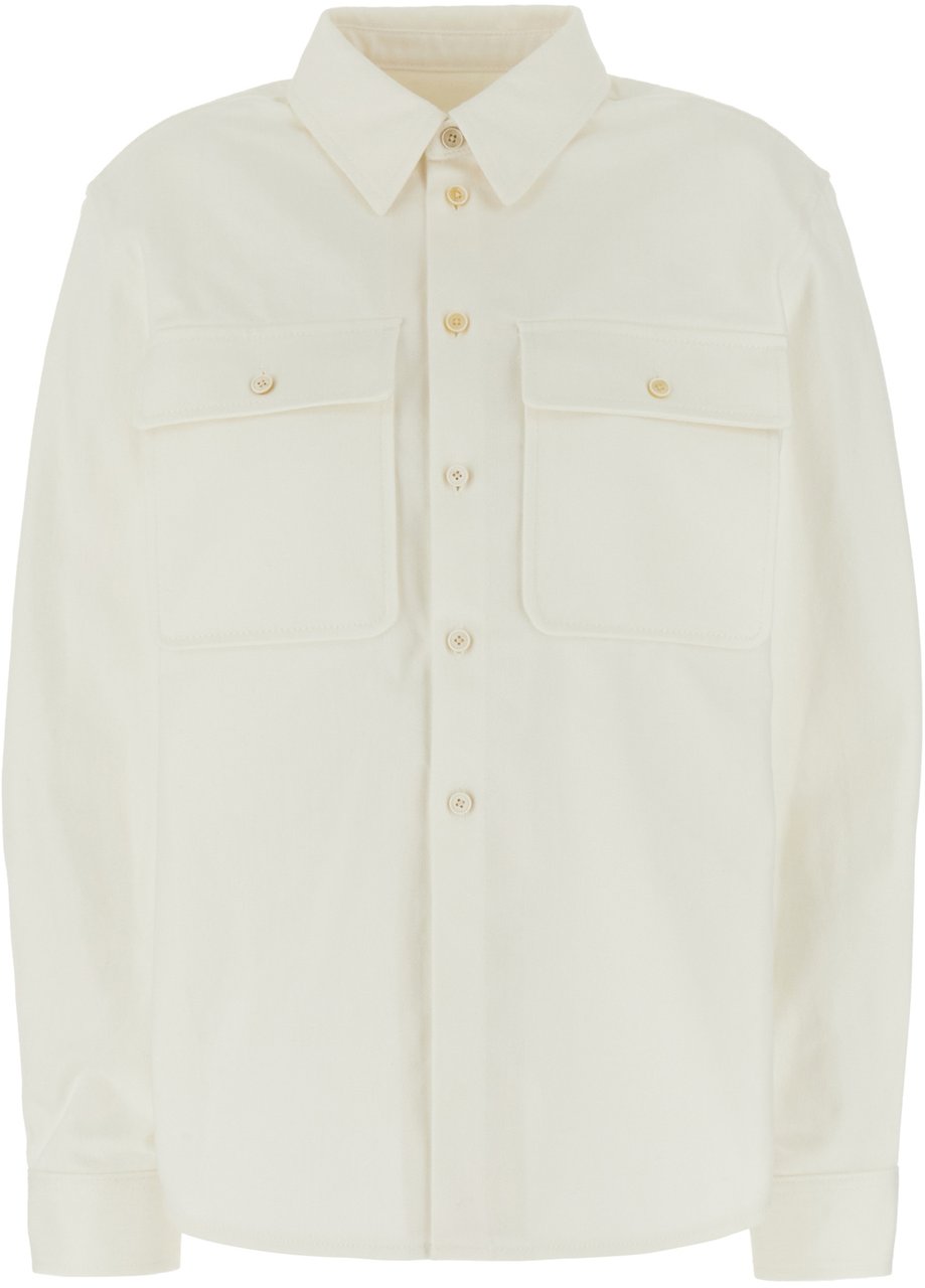 Jil Sander Jil Sander Ivory denim oversize shirt Wit