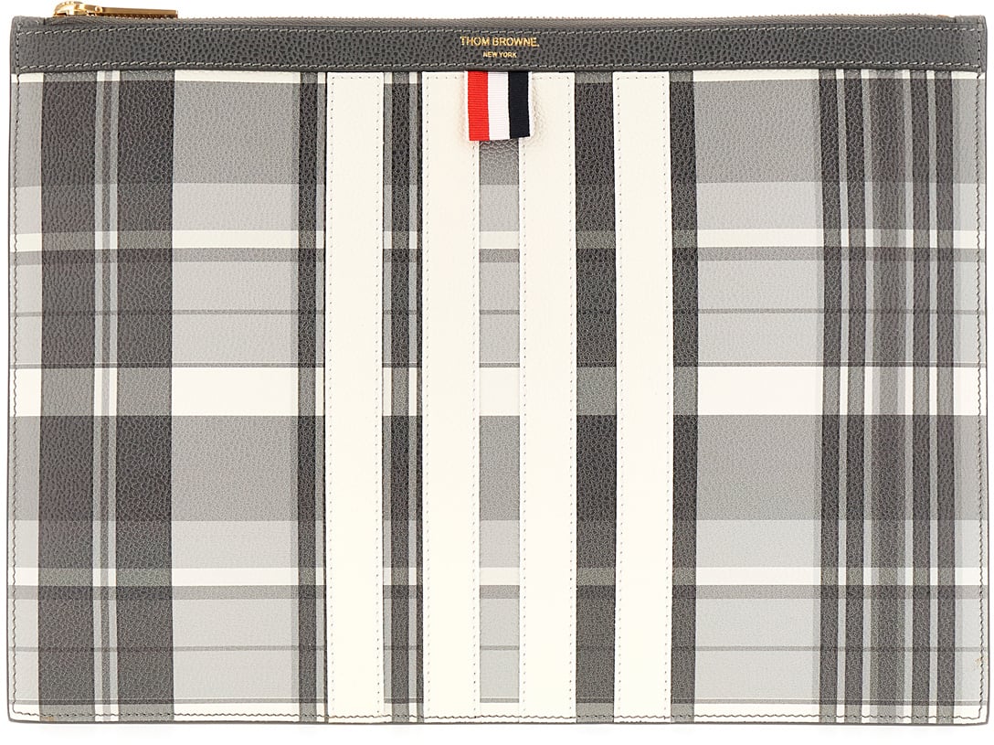 Thom Browne Thom Browne Printed leather document case Divers
