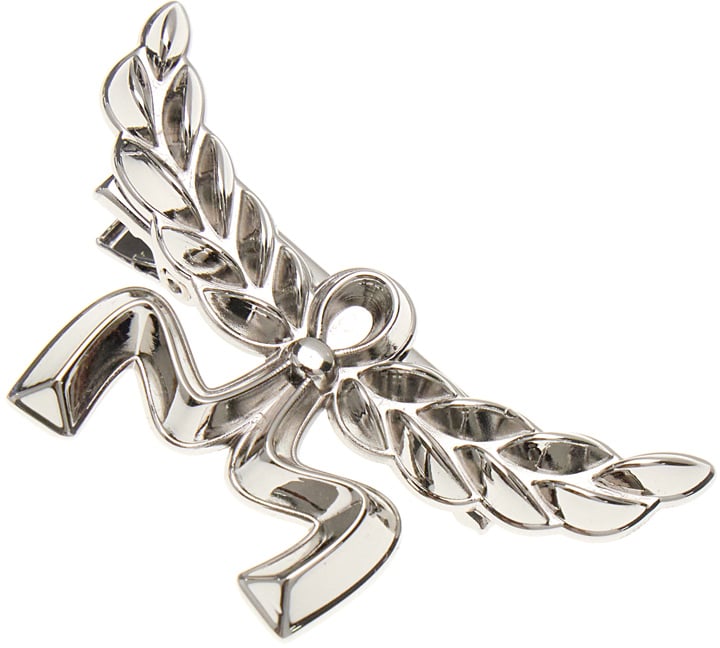 MCM MCM Silver metal Laurel hair clip Zilver