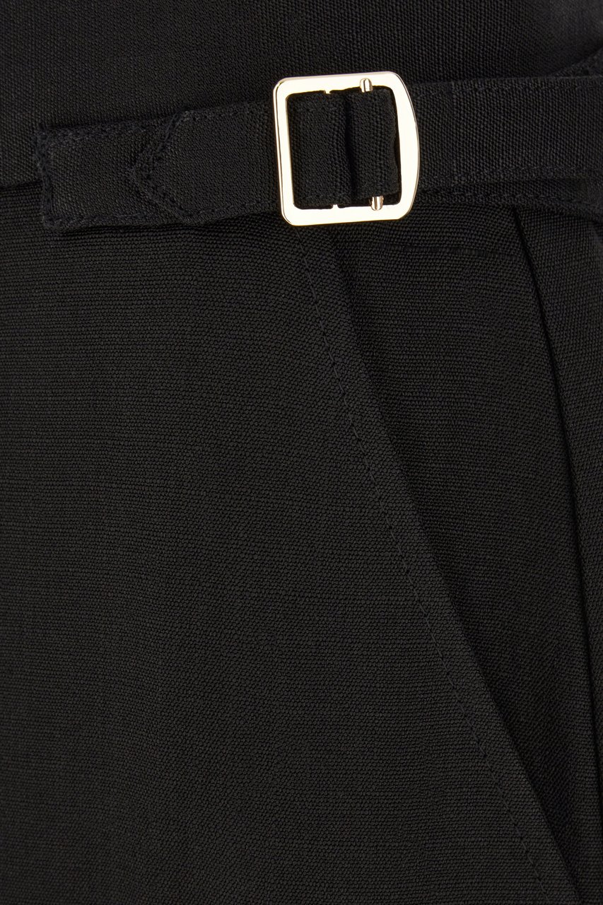 Casablanca Casablanca Black viscose blend pants Zwart