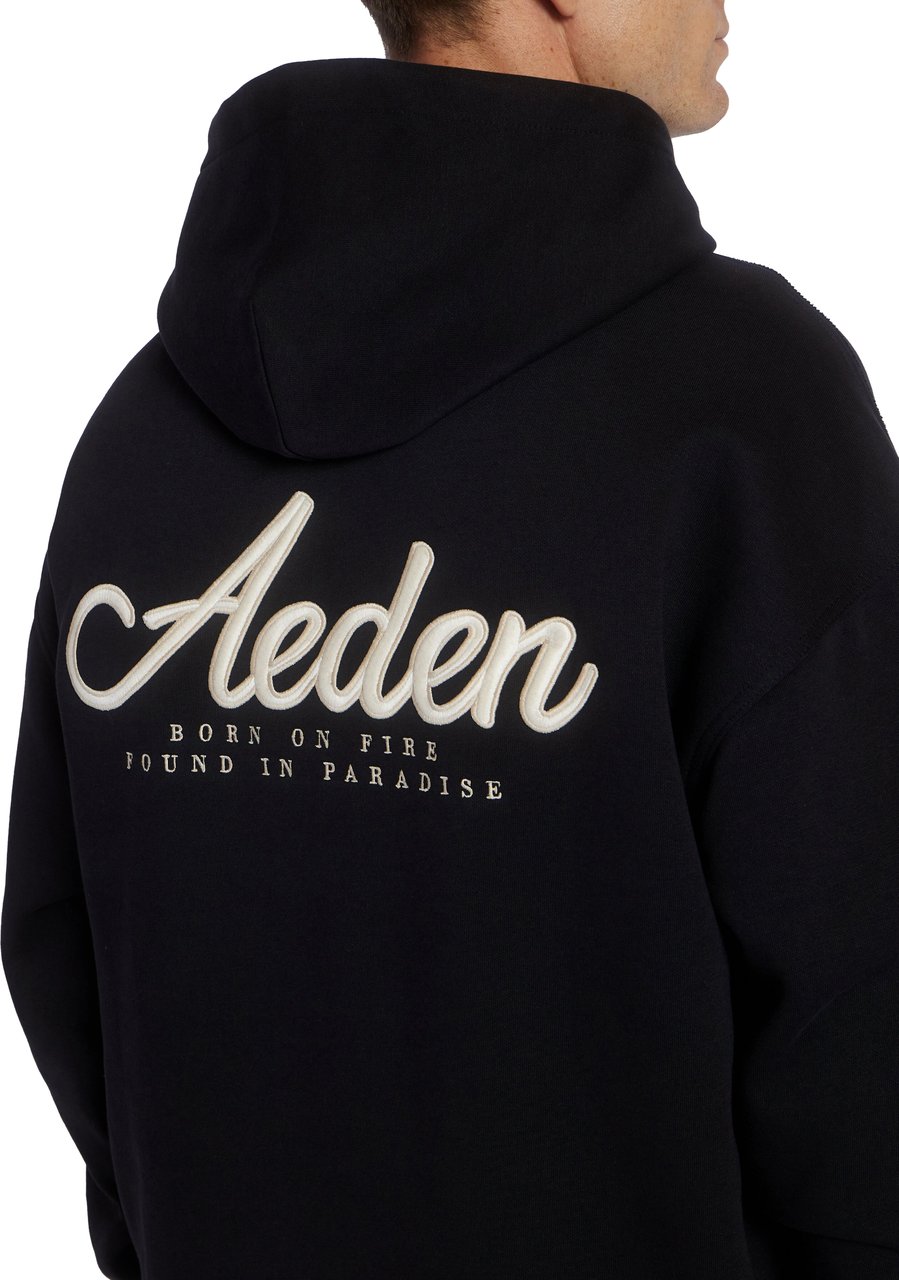 Aeden Berry Hoodie Black Zwart