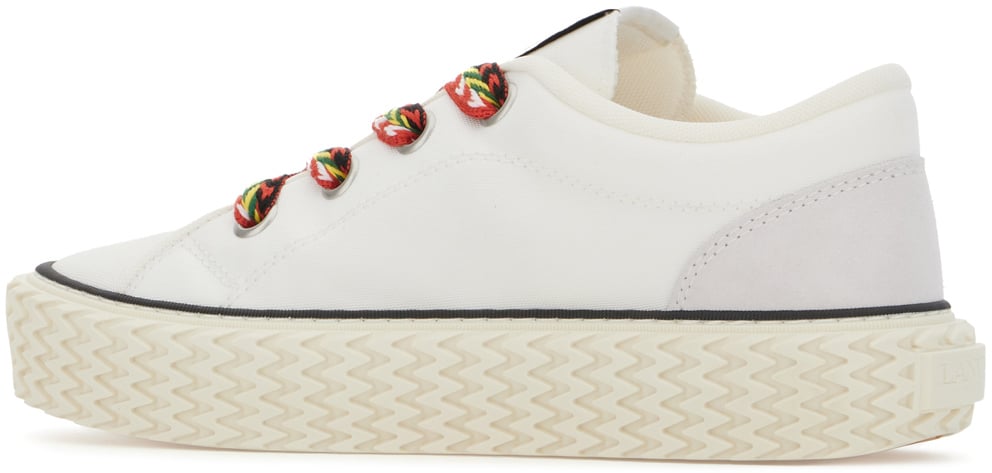 Lanvin Lanvin White canvas sneakers Wit