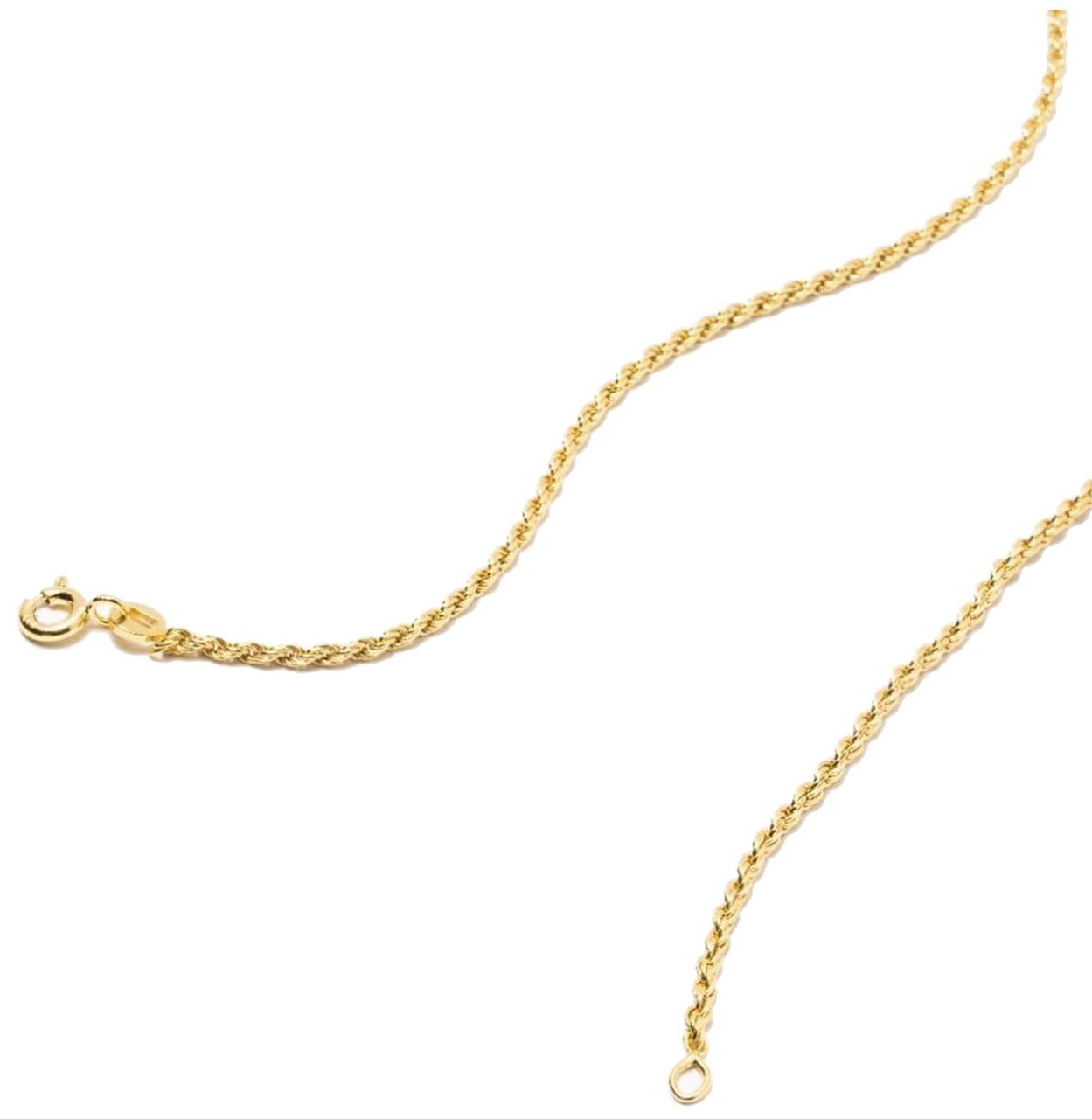 Vedder & Vedder Vedder & Vedder Ruby Rope Tag E Kettingen Goud Ruby Rope E Goud