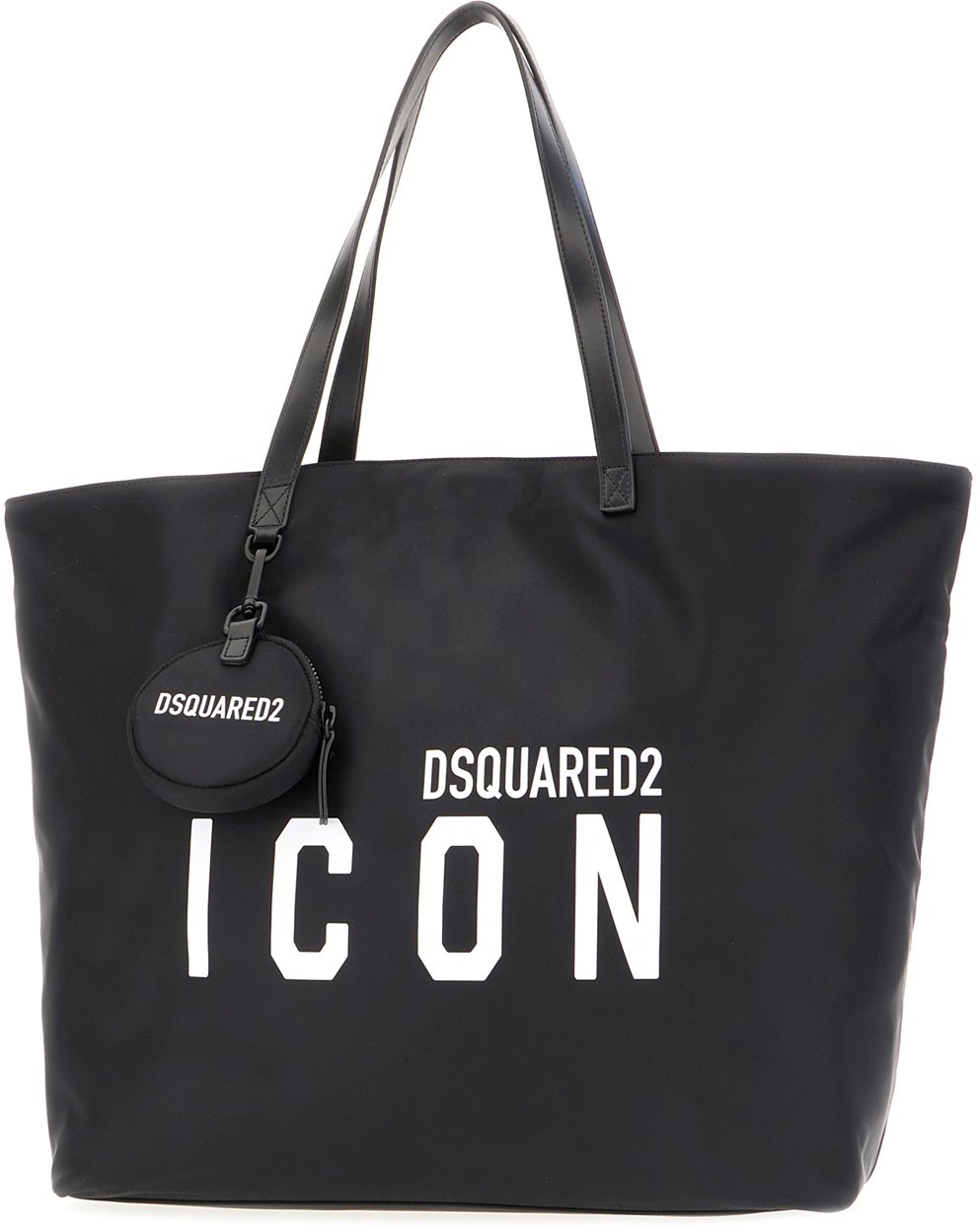Dsquared2 Be Icon Black Shopping Bag Black Zwart