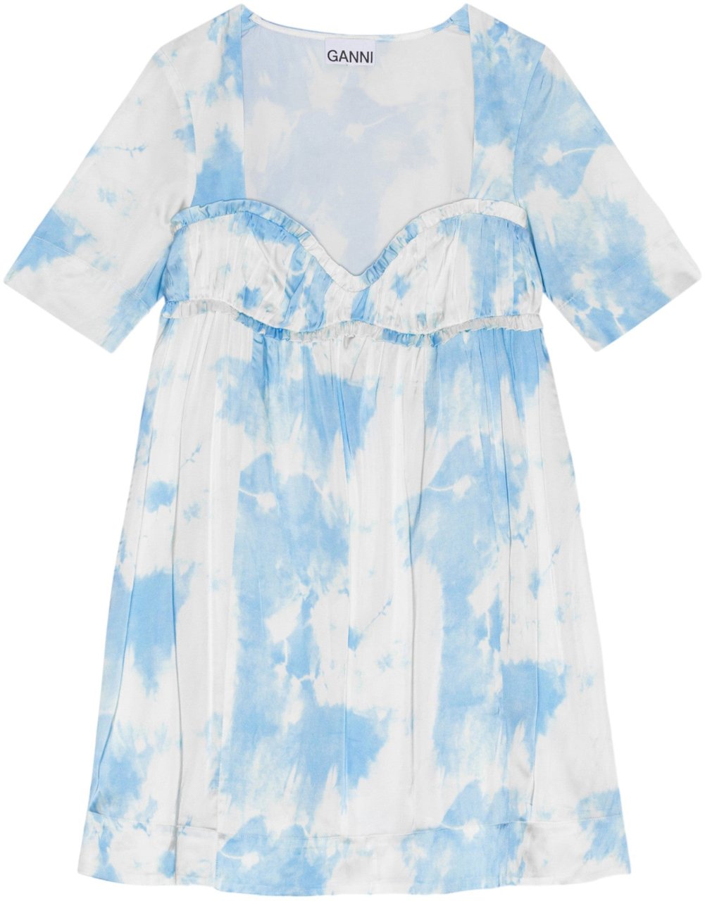 Ganni Cloud dress Wit