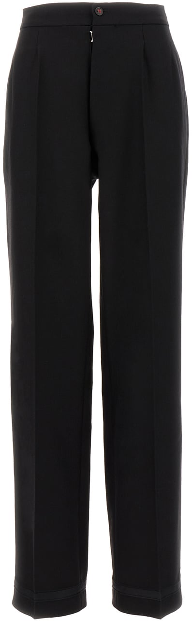 Maison Margiela PANELLED TAILORED PANTS BLACK Zwart