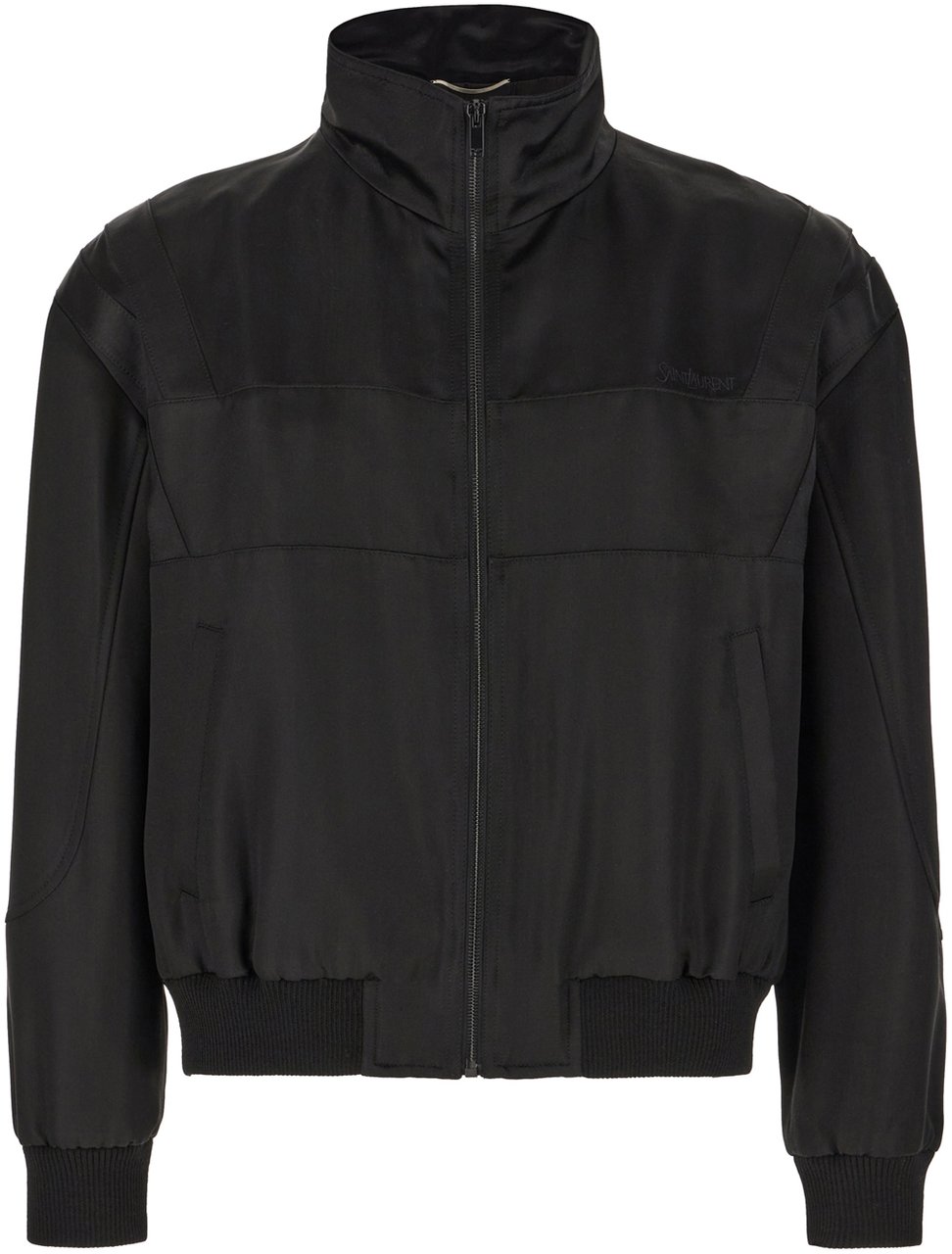 Saint Laurent Saint Laurent Teddy Full Zip Jacket Zwart
