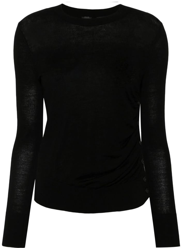 Pinko Sweaters Nero Limousine Zwart