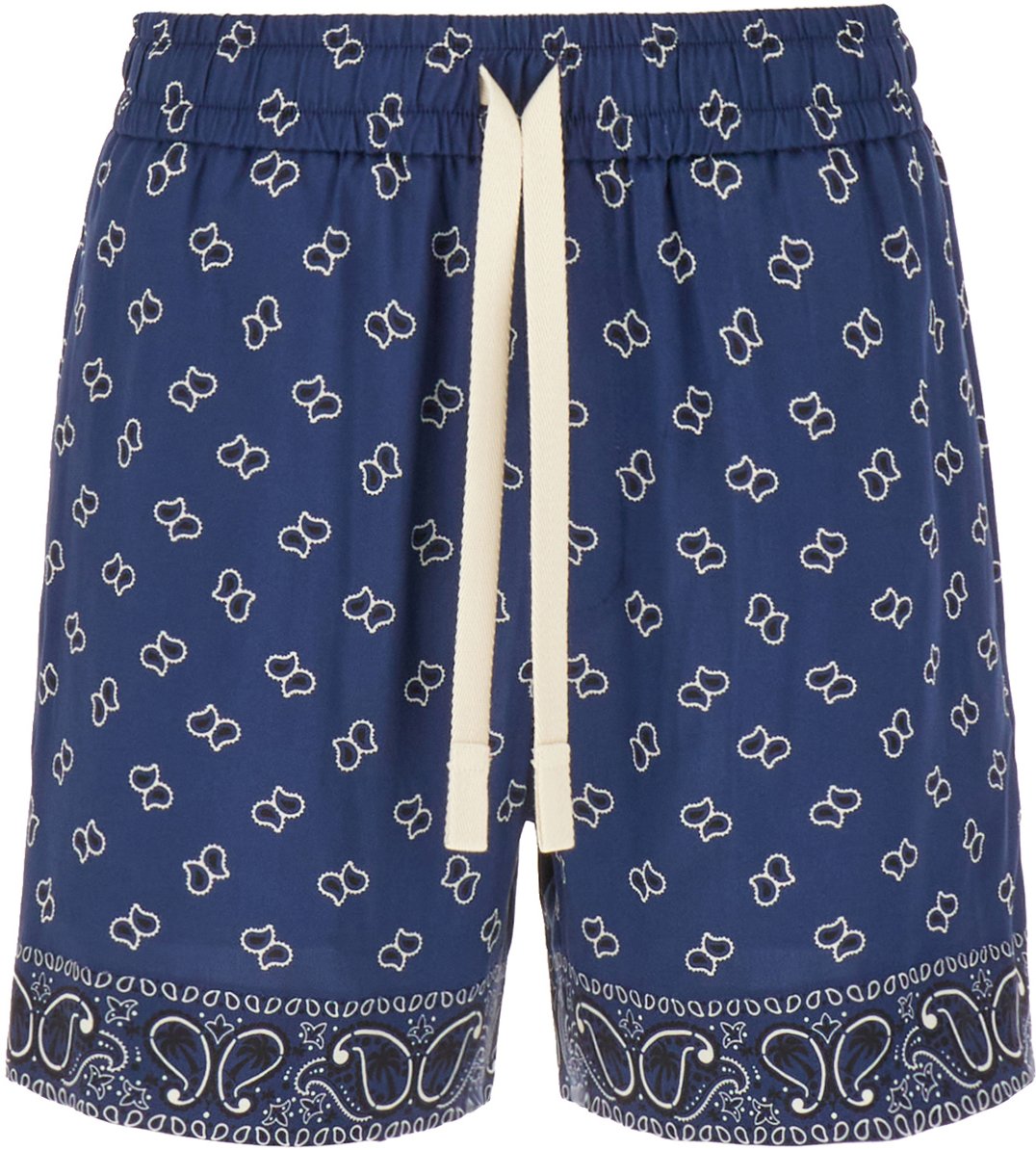 Palm Angels Palm Angels Printed viscose bermuda short Divers