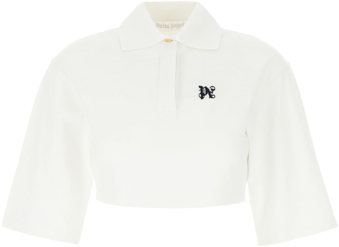 Palm Angels T-Shirts And Polos White Wit