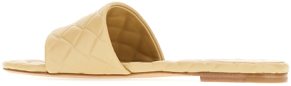 Bottega Veneta Bottega Veneta Amy Leather Sandals Beige
