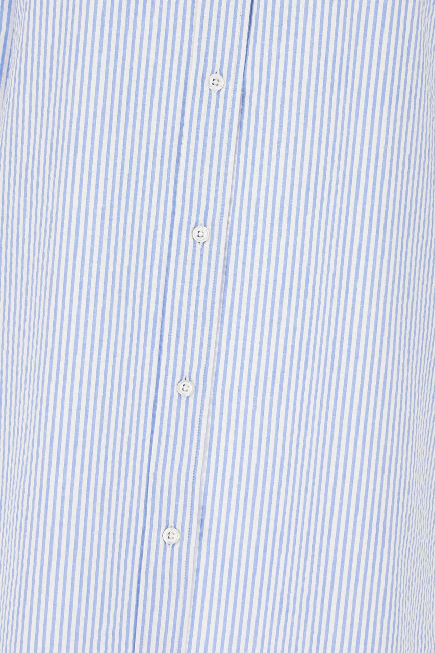 Thom Browne Thom Browne Embroidered cotton shirt dress Divers