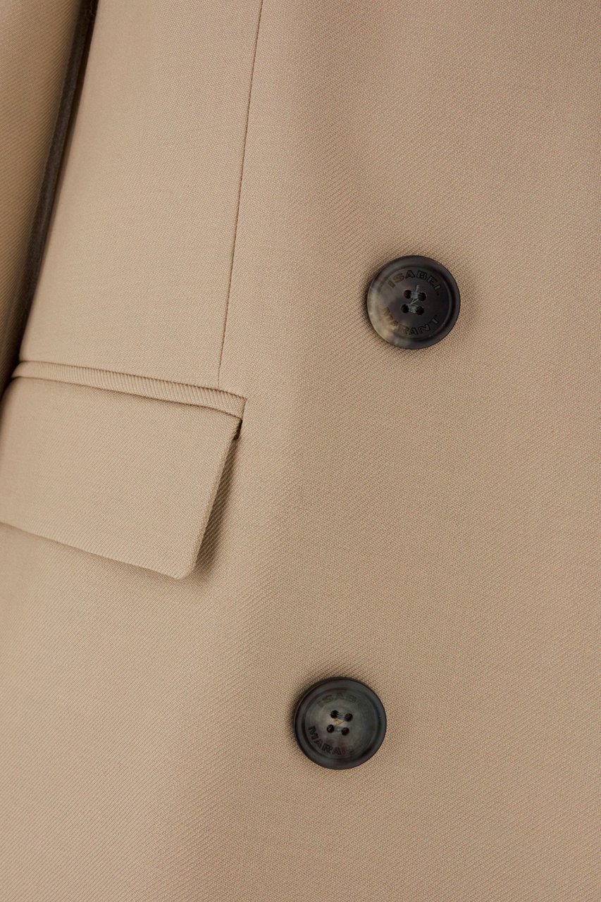 Isabel Marant Isabel Marant Cappuccino wool blazer Neutraal