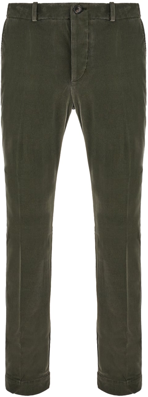 RRD RRD Khaki green corduroy chino pants Groen