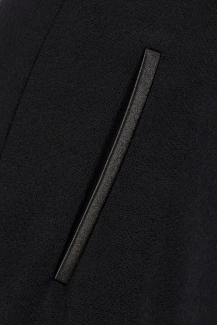 Saint Laurent Saint Laurent Black wool blend skirt Zwart