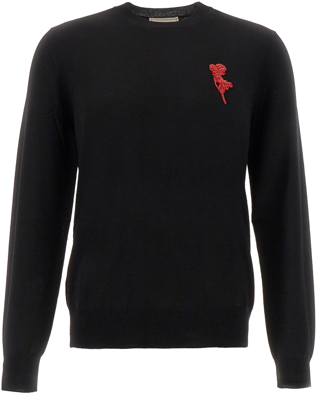 Alexander McQueen Alexander McQueen Black wool sweater Zwart