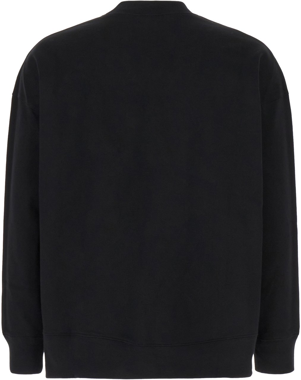 Palm Angels Palm Angels Black cotton sweatshirt Zwart