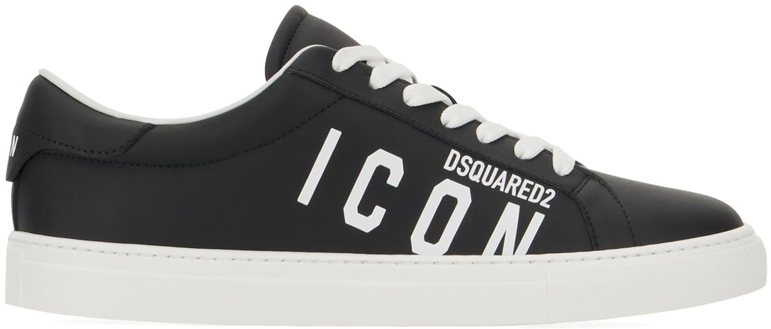 Dsquared2 Sneaker con Logo Zwart