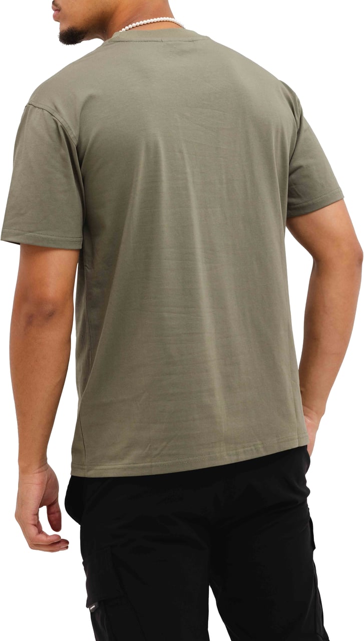 Black Bananas Initial T-shirt Heren Groen Groen