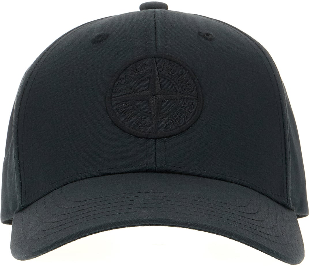 Stone Island Heren Cap Zwart Zwart