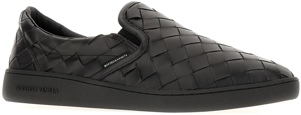 Bottega Veneta Bottega Veneta Sawyer Leather Sneakers Zwart