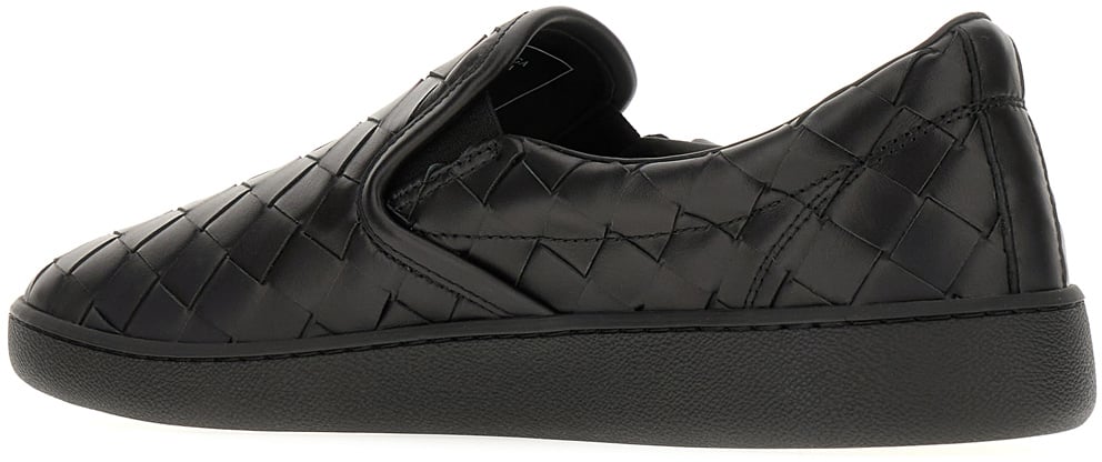 Bottega Veneta Bottega Veneta Sawyer Leather Sneakers Zwart