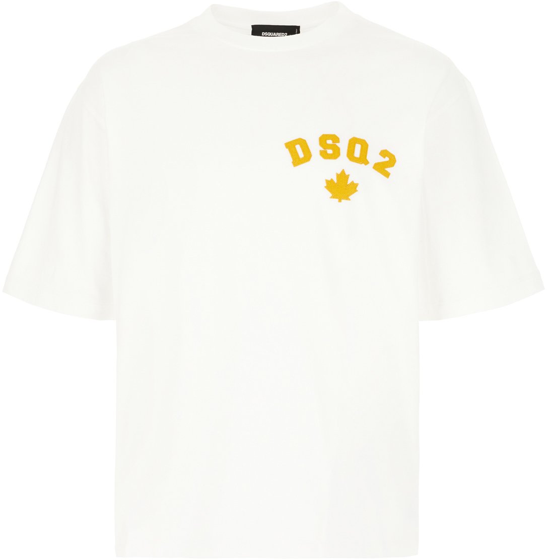Dsquared2 Dsquared2 White cotton oversize t-shirt Wit