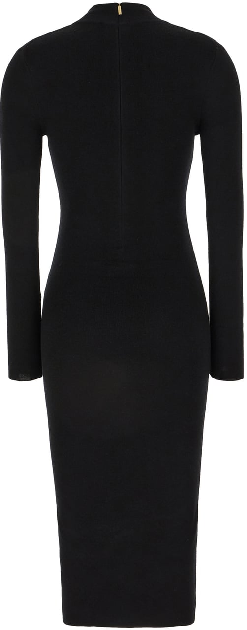 Michael Kors Michael Kors Black stretch wool blend dress Zwart