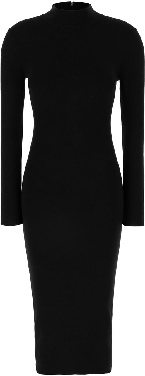 Michael Kors Michael Kors Black stretch wool blend dress Zwart