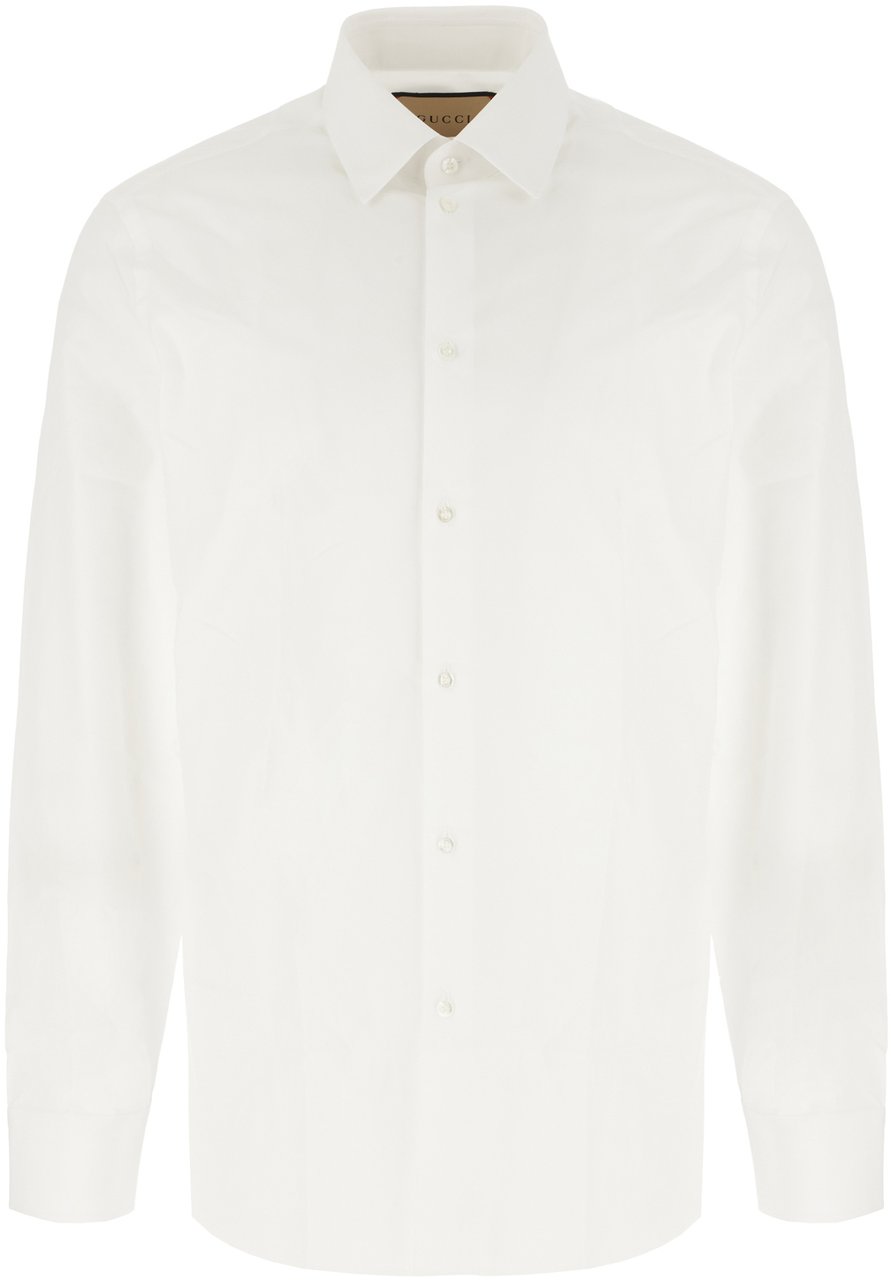 Gucci Gucci White poplin shirt Wit