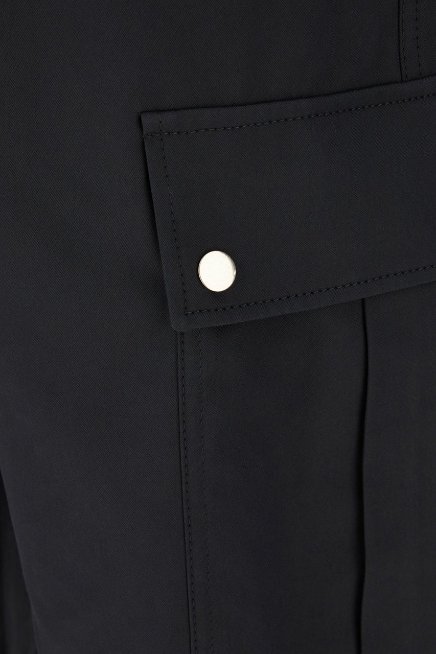 Burberry Burberry Black stretch cotton blend pants Zwart