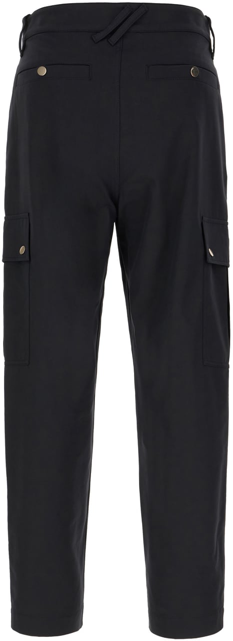 Burberry Burberry Black stretch cotton blend pants Zwart