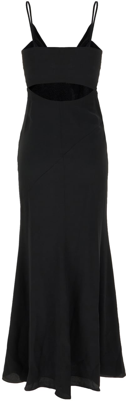 Isabel Marant Isabel Marant Black acetate blend Kapri slip dress Zwart