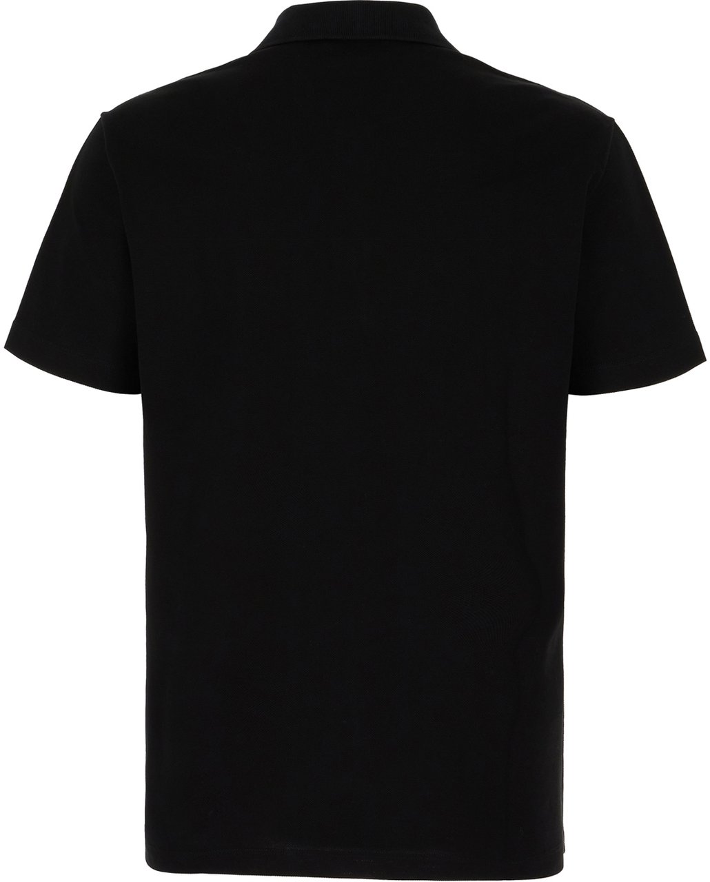 Versace Versace Black piquet polo shirt Zwart